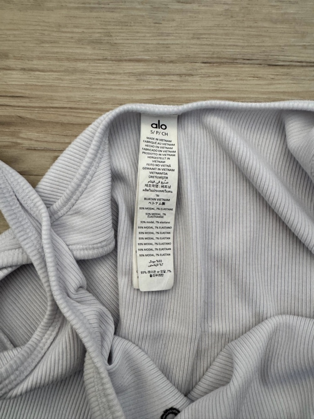 Alo Ribbed Prosper Tank - Picture 4 of 4